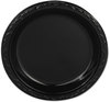 A Picture of product GNP-BLK09 Genpak® Silhouette® Plastic Dinnerware,  9" Black, 400/Carton