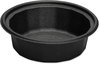 A Picture of product 967-798 Genpak® Microwave-Safe Containers, 32 oz, Plastic, Black, 8-3/4x6-1/8x2, 75/Bag