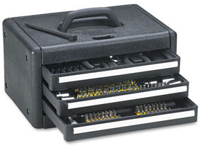 Great Neck® 205-Piece Essentials Home & Garage Tool Kit,  205-Pieces w/3 Drawer Case