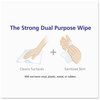 A Picture of product 970-692 PURELL® Hand Sanitizing Wipes Refill for PURELL® High Capacity Wipes Dispensers. 6" x 8" Wipe, 1,200 Wipes/Refill, 2 Refills/Case.