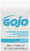 A Picture of product 972-667 GOJO® Lather & Klean Body & Hair Shampoo,  Pleasantly Scented, 800 ml Refill.  12 Refills/Case.