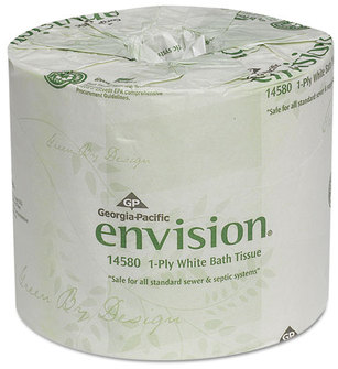 Georgia Pacific® Professional envision® Bathroom Tissue,  1210 Sheets/Roll, 80 Rolls/Carton