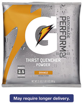 Gatorade® G2 Low Calorie Powdered Drink Mix,  Orange, 21oz Packet, 32/Carton