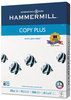 A Picture of product HAM-105007 Hammermill® Copy Plus Copy Paper,  92 Brightness, 20lb, 8-1/2 x 11, White, 5000 Sheets/Carton