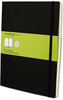 A Picture of product HBG-MSX17 Moleskine® Classic Softcover Notebook,  Plain, 10 x 7 1/2, Black Cover, 192 Sheets