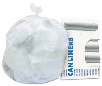 Can Liner.  24" x 33".  12 - 16 Gallon.  6 Micron.  Natural.  Coreless Roll.