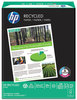 A Picture of product HEW-112100 HP Recycled Paper,  92 Brightness, 20lb, 8-1/2 x 11, White, 5000 Shts/Ctn