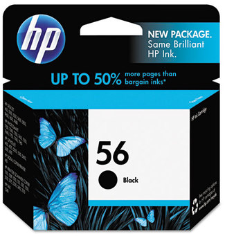 HP C6656AN, DTC6656AN Ink,  (C6656AN) Black Original Ink Cartridge