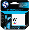 A Picture of product HEW-C9363WN HP C9363WN, C9368AN, C9369WN, DTC9363WN, DTC9369WN Ink,  (C9363WN) Tri-color Original Ink Cartridge