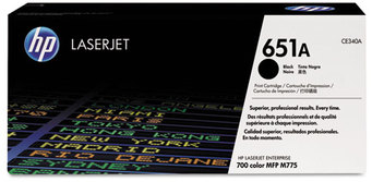 HP CE340A-CE343A Toner,  (CE340A) Black Original LaserJet Toner Cartridge
