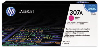 HP CE740A, CE741A, CE742A, CE743A Toner,  (CE743A) Magenta Original LaserJet Toner Cartridge