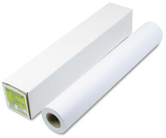 HP Designjet Large Format Paper for Inkjet Printers,  21 lbs., 4.2 mil, 24" x150 ft., White