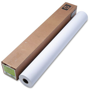 HP Designjet Large Format Paper for Inkjet Printers,  6.6 mil, 42" x 225 ft, White