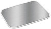 A Picture of product HFA-2058L Handi-Foil of America® Foil Laminated Board Lids,  Round, 8 1/4" Diameter, Silver, 500/Carton