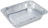 A Picture of product HFA-32035 Handi-Foil of America® Aluminum Steam Table Pans,  Half-Size, 1 11/16" Shallow, 100/Carton