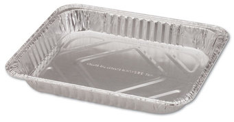 Handi-Foil of America® Aluminum Steam Table Pans,  Half-Size, 1 11/16" Shallow, 100/Carton