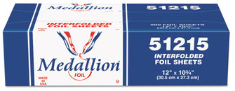 Handi-Foil of America® Medallion® Interfolded Foil Sheets,  12 x 10 3/4, 500/Box, 6 Box/Carton