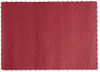 A Picture of product 971-885 Hoffmaster® Placemats,  9 1/2 x 13 1/2, Red, 1000/Carton