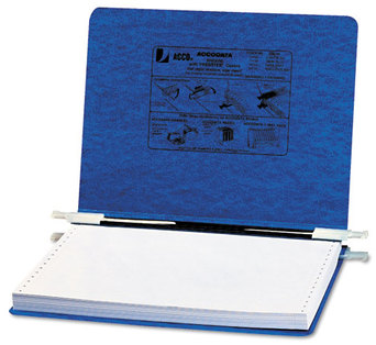 ACCO PRESSTEX® Covers with Storage Hooks 2 Posts, 6" Capacity, 12 x 8.5, Dark Blue