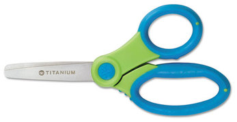 Westcott® Titanium Bonded® Kids Scissors,  5" Long, Rounded, Assorted Colors