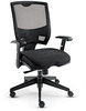 A Picture of product ALE-EP42ME10B Alera® Epoch Series Fabric Mesh Multifunction Chair Supports Up to 275 lb, 17.63" 22.44" Seat Height, Black