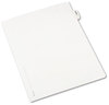 A Picture of product AVE-01379 Avery® Legal Index Divider, Exhibit Alpha Letter, Style Avery-Style Preprinted Side Tab 26-Tab, I, 11 x 8.5, White, 25/Pack, (1379)