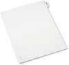 A Picture of product AVE-01390 Avery® Legal Index Divider, Exhibit Alpha Letter, Avery® Style,  Exhibit T, Letter, White, 25/Pack