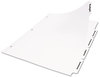 A Picture of product AVE-11338 Office Essentials™ Index Dividers with White Labels 5-Tab, 11 x 8.5, 25 Sets