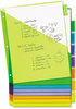 A Picture of product AVE-11907 Avery® Insertable Big Tab™ Plastic Pocket Dividers 2-Pocket 8-Tab, 11.13 x 9.25, Assorted, 1 Set