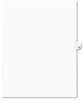 A Picture of product AVE-11922 Avery® Preprinted Style Legal Dividers Exhibit Side Tab Index 10-Tab, 12, 11 x 8.5, White, 25/Pack