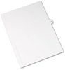 A Picture of product AVE-11925 Avery® Preprinted Style Legal Dividers Exhibit Side Tab Index 10-Tab, 15, 11 x 8.5, White, 25/Pack