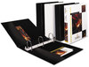 A Picture of product AVE-17001 Avery® Durable View Binder with DuraHinge® and Slant Rings 3 0.5" Capacity, 11 x 8.5, Black