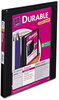 A Picture of product AVE-17001 Avery® Durable View Binder with DuraHinge® and Slant Rings 3 0.5" Capacity, 11 x 8.5, Black