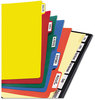 A Picture of product AVE-23084 Avery® Heavy-Duty Plastic Dividers with Multicolor Tabs and White Labels , 8-Tab, 11 x 8.5, Assorted, 1 Set