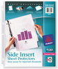 A Picture of product AVE-76001 Avery® Side Insert Heavyweight Diamond Clear Sheet Protectors,  Heavy Gauge, Letter, Diamond Clear, 25/Pack