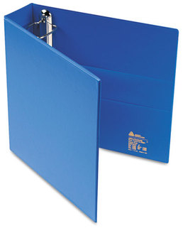 Avery® Heavy-Duty Non-View Binder with DuraHinge® and One Touch EZD® Rings 3 2" Capacity, 11 x 8.5, Blue