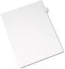 A Picture of product AVE-82167 Avery® Preprinted Legal Exhibit Index Tab Dividers with Black and White Tabs Side Allstate Style, 26-Tab, E, 11 x 8.5, 25/Pack