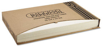 Bagcraft Papercon® Premium Grease-Proof Quilon Pan Liners,  16 3/8 x 24 3/8, Natural, 1000 Sheets/Carton