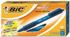 A Picture of product BIC-SCSF11BE BIC® Soft Feel® Retractable Ballpoint Pen,  Blue Ink, .8mm, Fine, Dozen