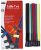 A Picture of product BLK-F8B024 Belkin® Multicolored Cable Ties,  6/Pack