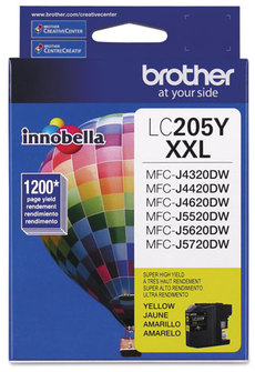 Brother LC2033PKS-LC205Y Ink LC205Y Innobella Super High-Yield 1,200 Page-Yield, Yellow