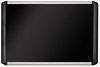 A Picture of product BVC-MVI030301 MasterVision® Soft-touch Bulletin Board,  24 x 36, Silver/Black