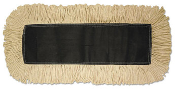 Boardwalk® Disposable Dust Mop Head,  Cotton, 18w x 5d