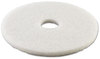 A Picture of product BWK-4013WHI Boardwalk® Polishing Floor Pads. 13 in. White. 5/case.