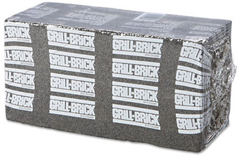 Boardwalk® Grill Bricks. 8 X 4 in. Black. 12/carton.