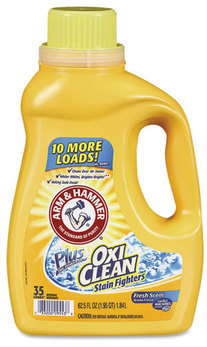Arm & Hammer™ OxiClean™ Concentrated Liquid Laundry Detergent,  Fresh, 62.5 oz Bottle