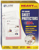 A Picture of product CLI-62097 C-Line® Polypropylene Sheet Protector,  Clear, 2", 11 x 8 1/2, 200/BX