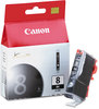 A Picture of product CNM-CLI8BK Canon® CLI8 4-Color Multipack, CLI8BK, CLI8C, CLI8G, CLI8M, CLI8R, CLI8Y Ink Tank,  Black