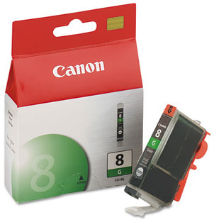 Canon® CLI8 4-Color Multipack, CLI8BK, CLI8C, CLI8G, CLI8M, CLI8R, CLI8Y Ink Tank,  Green