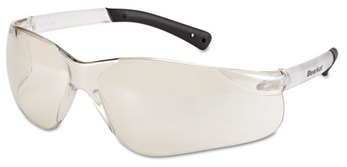 Crews® BearKat® Safety Glasses,  Frost Frame, Clear Mirror Lens